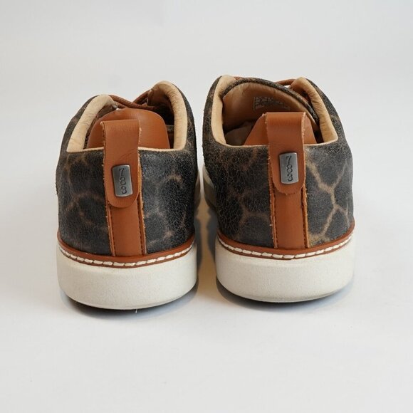 Harmony 783 Giraffe Print Leather Classic Walker Luxe Grounding Shoes - Size 9 - Picture 4 of 7
